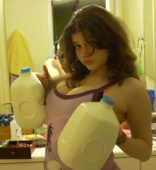Big milk juggs