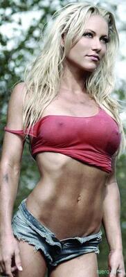 Picture tagged with: Blonde, Stacey McMahon, Tummy