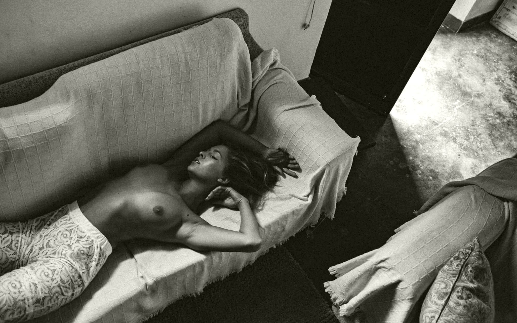 Picture tagged with: Skinny, Black and White, Brunette, Jörg Billwitz, Marisa Papen, Port de Sant Miquel, Art, Belgian, Cute, Sexy Wallpaper, Small Tits, Tummy