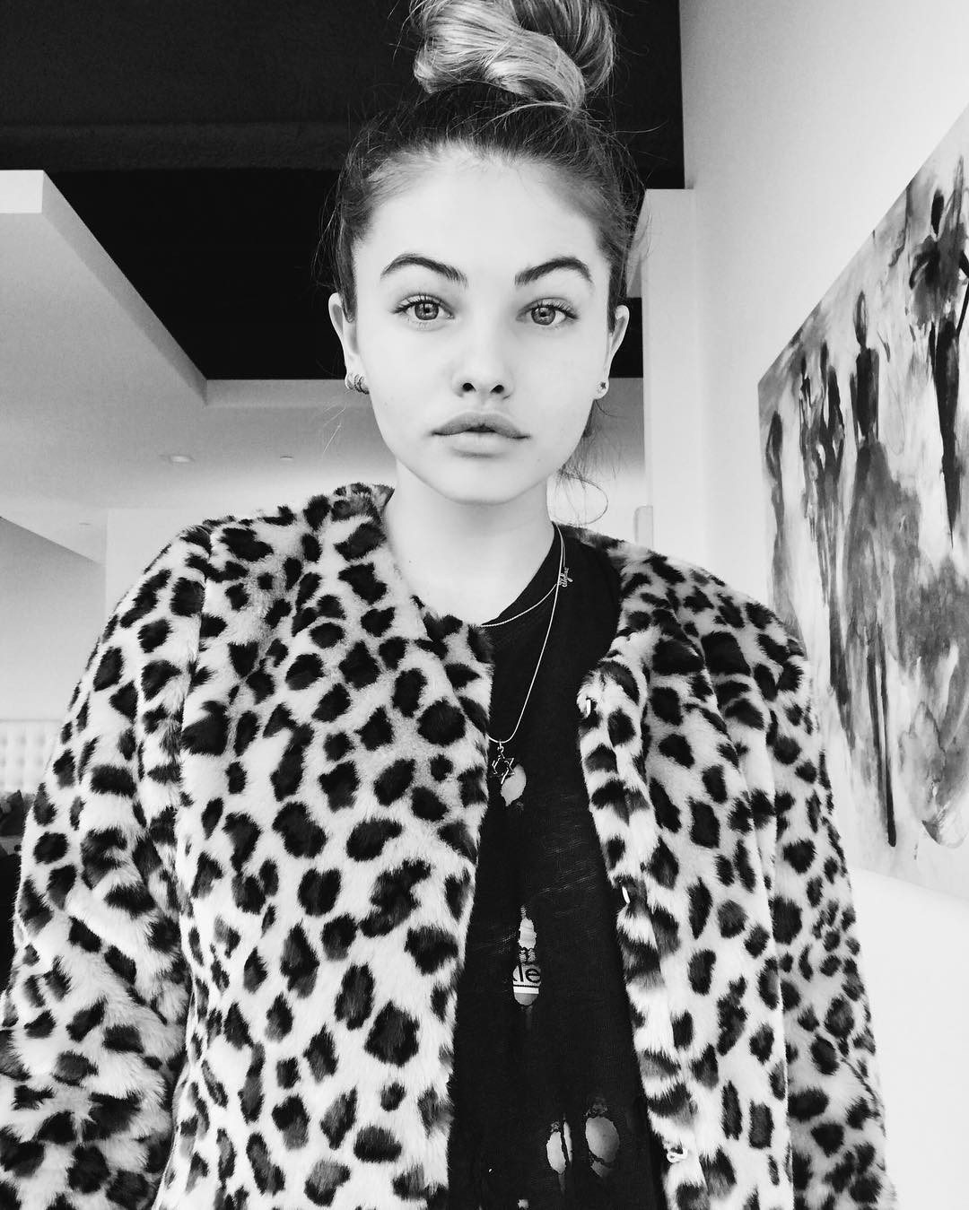 Picture Tagged With Skinny Black And White Brunette Thylane Blondeau Celebrity Star Cute