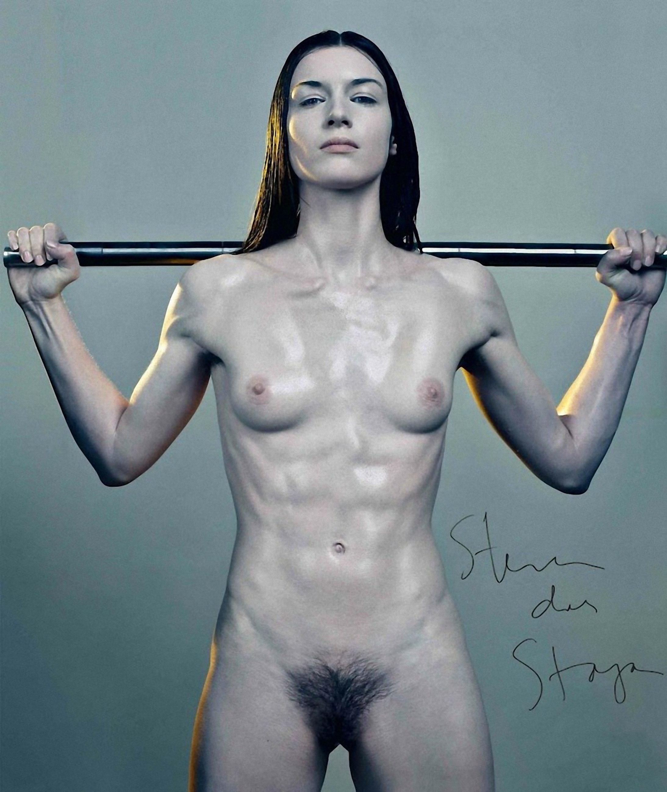 Picture tagged with: Skinny, Brunette, Stoya, Fit, Flat chested, Hairy, Sma...