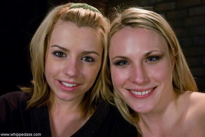 Picture tagged with: American, Blonde, Eyes, Harmony Rose, Lesbian, Lexi Belle, Sexy Wallpaper, Smiling, Whipped Ass, 2 girls, Face