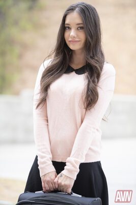 Picture tagged with: AVN, American, Brunette, Eyes, Gia Paige, Love in the Digital Age, Safe for work