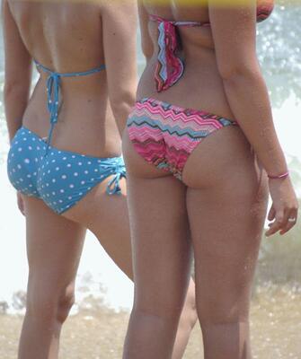 Picture tagged with: Ass - Butt, Beach, Bikini