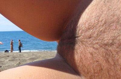 Picture tagged with: Beach, Close-up, Hairy, Pussy, Sexy Wallpaper