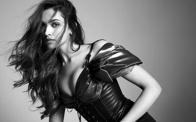 Picture tagged with: Black and White, Brunette, Deepika Padukone, Celebrity - Star, Indian, Safe for work, Sexy Wallpaper