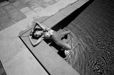 Picture tagged with: Black and White, Pool