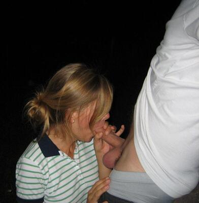 Picture tagged with: Blonde, Blowjob