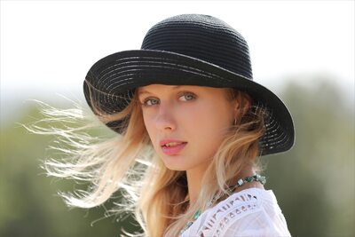 Picture tagged with: Blonde, Clarice, MPL Studios, Cute, Eyes, Hat, Safe for work, Sexy Wallpaper, Ukrainian