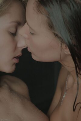 Picture tagged with: Blonde, Clean Wet, Katya Clover - Mango A, Pinky June - Grace C - Anneli, X-Art, 2 girls, Czech, Face, Kissing, Lesbian, Russian