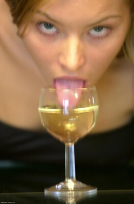 Picture tagged with: Blonde, Eyes, Hegre Art, Katya - Hegre, Russian, Tongue, Wine