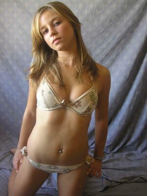 Picture tagged with: Blonde, Luscious Lia - Lily, Cute, Lingerie, Piercing, Tummy