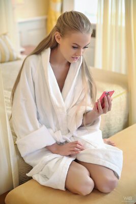 Picture tagged with: Blonde, Nancy Ace - Nancy A, Second Day with Nancy, Ukrainian, Watch4Beauty, Cute, Safe for work