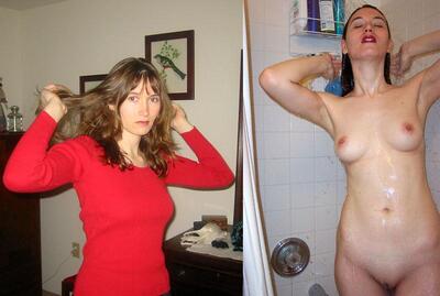 Picture tagged with: Brunette, Small Tits, Tummy, Shower