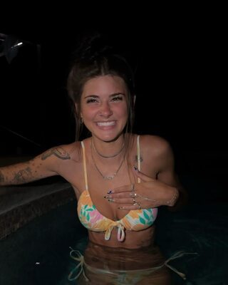 Picture tagged with: Brunette, kendlebutterworth, Bikini, Cute, Smiling, Tattoo