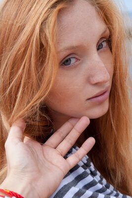 Picture tagged with: Eyes, Fugite, MET Art, Red Fox - Michelle Starr - Michelle H, Redhead, Ukrainian, Face, Safe for work