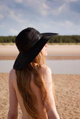 Picture tagged with: Redhead, Beach