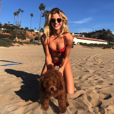 Picture tagged with: Skinny, Abby Neff, Blonde, American, Beach, Bikini, Cute, Smiling