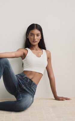 Picture tagged with: Skinny, Alisa Arunahiran, Asian, Brunette, Eyes, Thai, Cute, Tummy