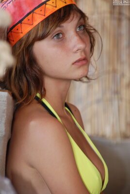 Picture tagged with: Skinny, Amour Angels, Bikini, Erene - Vera B - Katya, Eyes, Kazantip, Redhead, Russian, Skokov, Cute, Face, Safe for work