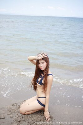 Picture tagged with: Skinny, Asian, Beach, Bikini