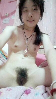 Picture tagged with: Skinny, Asian, Flat chested, Hairy, Pussy, Selfie, Small Tits