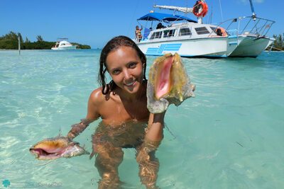 Picture tagged with: Skinny, Bikini Life Trip to Iguana Island, Blonde, Katya Clover - Mango A, katya-clover.com, Bikini, Boat, Eyes, Russian, Sexy Wallpaper, Small Tits, Smiling