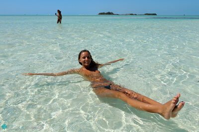 Picture tagged with: Skinny, Bikini Life Trip to Iguana Island, Blonde, Katya Clover - Mango A, katya-clover.com, Bikini, Cute, Feet, Legs, Monokini, Russian, Sexy Wallpaper, Small Tits, Smiling