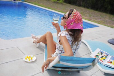 Picture tagged with: Skinny, Blonde, Cafe Society, Katya Clover - Mango A, Legs, Russian, Sexy Wallpaper, katya-clover.com, Cute, Pool, Safe for work