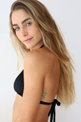 Picture tagged with: Skinny, Blonde, Camila Giovagnoli, Argentinean, Bikini, Small Tits, Tattoo