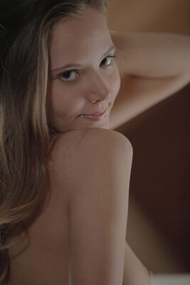 Picture tagged with: Skinny, Blonde, Eyes, Intimate Experience, Katya Clover - Mango A, Russian, Smiling, X-Art, Cute
