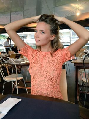 Picture tagged with: Skinny, Blonde, Eyes, Katya Clover - Mango A, Russian, Cute, Small Tits
