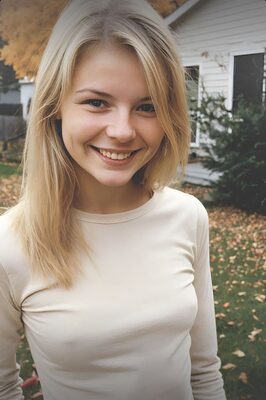 Picture tagged with: Skinny, Blonde, Eyes, Smiling, What is her name, Cute