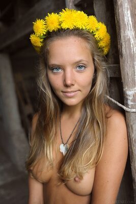 Picture tagged with: Skinny, Blonde, Katya Clover - Mango A, MET Art, Memorigo, Cute, Eyes, Russian, Small Tits