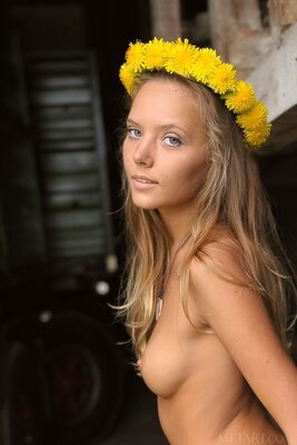 Picture tagged with: Skinny, Blonde, Katya Clover - Mango A, MET Art, Memorigo, Russian, Small Tits