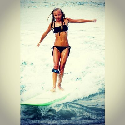 Picture tagged with: Skinny, Blonde, Morgan Cryer, American, Beach, Bikini, Cute, Legs, Sport, Surf, Tummy