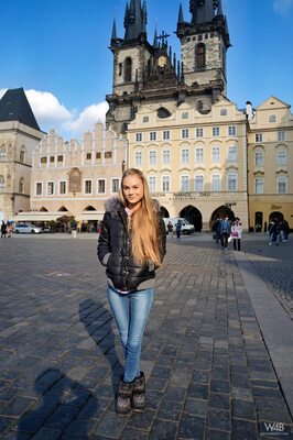 Picture tagged with: Skinny, Blonde, Nancy Ace - Nancy A, Second Day with Nancy, Smiling, Ukrainian, Watch4Beauty, Cute, Safe for work