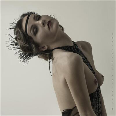 Picture tagged with: Skinny, Brunette, Art, Small Tits