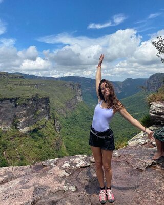 Picture tagged with: Skinny, Brunette, Caterina, Italian, Legs, Nature, Cute, Safe for work, Smiling