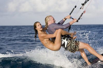 Picture tagged with: Skinny, Brunette, Denni Parkinson, Richard Branson, Celebrity - Star, English, Feet, Kitesurf, Legs, Sexy Wallpaper, South African, Sport