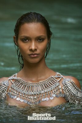 Picture tagged with: Skinny, Brunette, Lais Ribeiro, Sports Illustrated, Bikini, Brazilian, Celebrity - Star, Cute, Nature