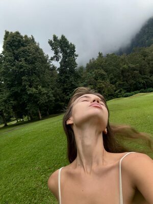 Picture tagged with: Skinny, Brunette, Nature, Russian, Veronika Safronenko - Vero Hanberg - verohanberg, Cute