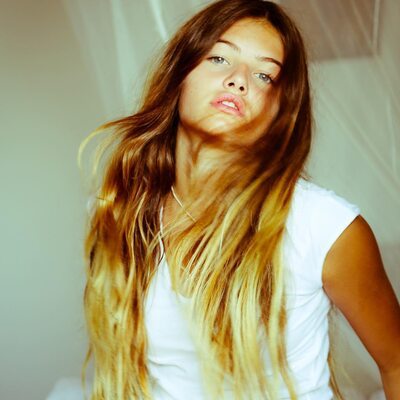 Picture tagged with: Skinny, Brunette, Thylane Blondeau, Celebrity - Star, Cute, Eyes, French, Safe for work