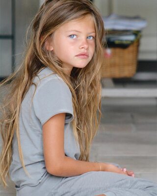 Picture tagged with: Skinny, Brunette, Thylane Blondeau, Celebrity - Star, Cute, Eyes, French, Safe for work