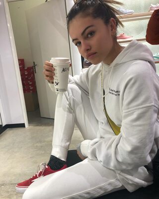 Picture tagged with: Skinny, Brunette, Eyes, French, Thylane Blondeau, Celebrity - Star, Cute, Safe for work