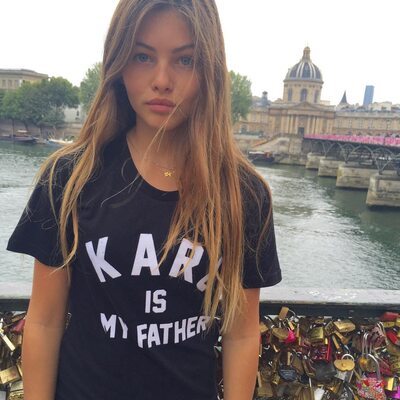Picture tagged with: Skinny, Brunette, Thylane Blondeau, Celebrity - Star, Cute, Safe for work
