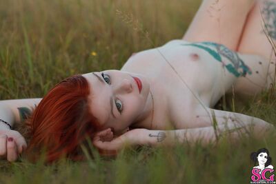 Picture tagged with: Skinny, Eyes, Nature, Redhead, Sexy Wallpaper, SuicideGirls, Cute, Small Tits, Tattoo